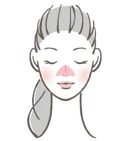 鼻周り